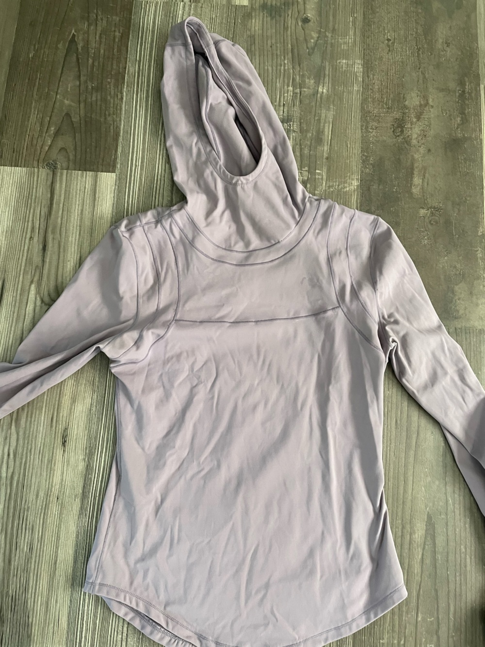 Free People Light Lavender Long-Sleeve Women's Performance Top
